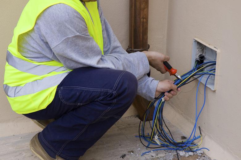 electrician at work