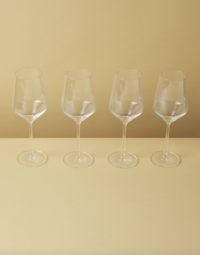 white wine glasses