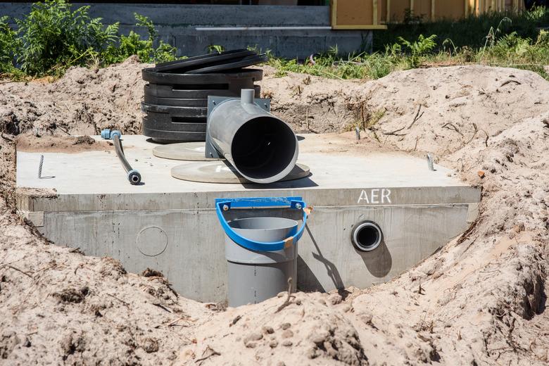 Septic system for house.