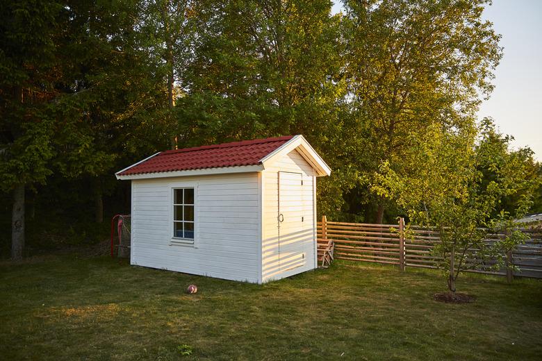 Wooden shed