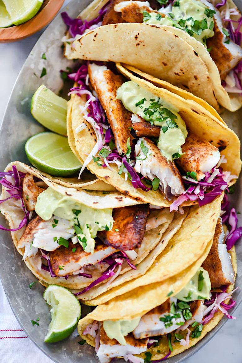 blackened fish tacos