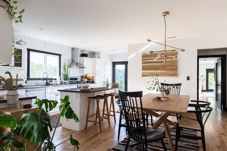 kitchen with table