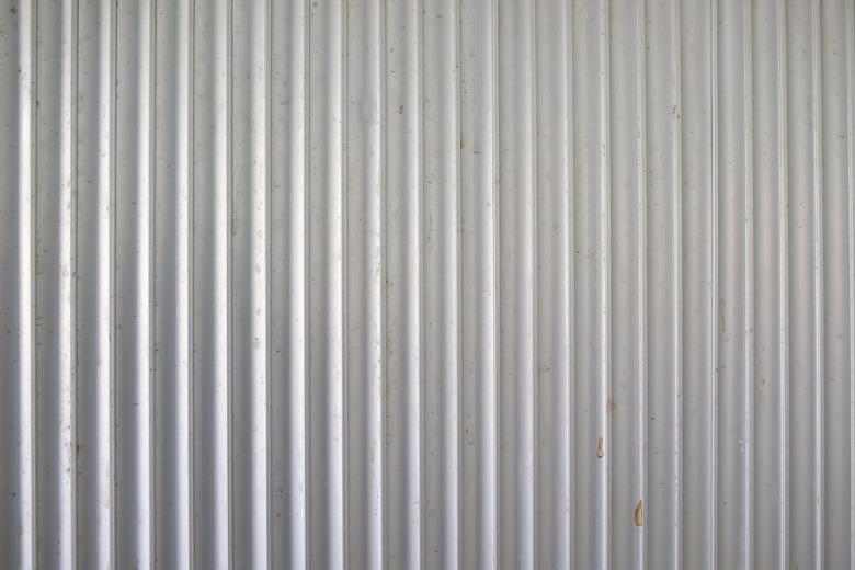 Old Background texture Aluminum metallic corrugated fence