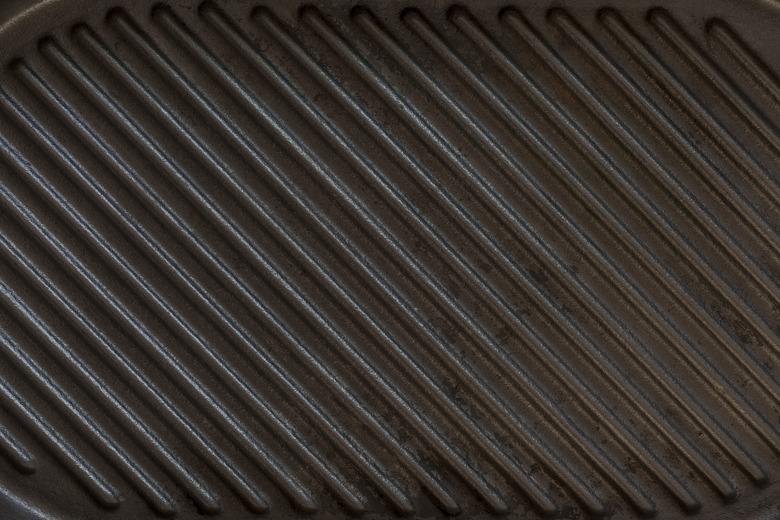 Black grill pan background