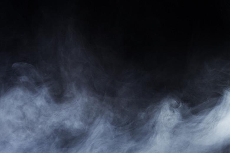 Abstract Ethereal Smoke Rising up from the Ground