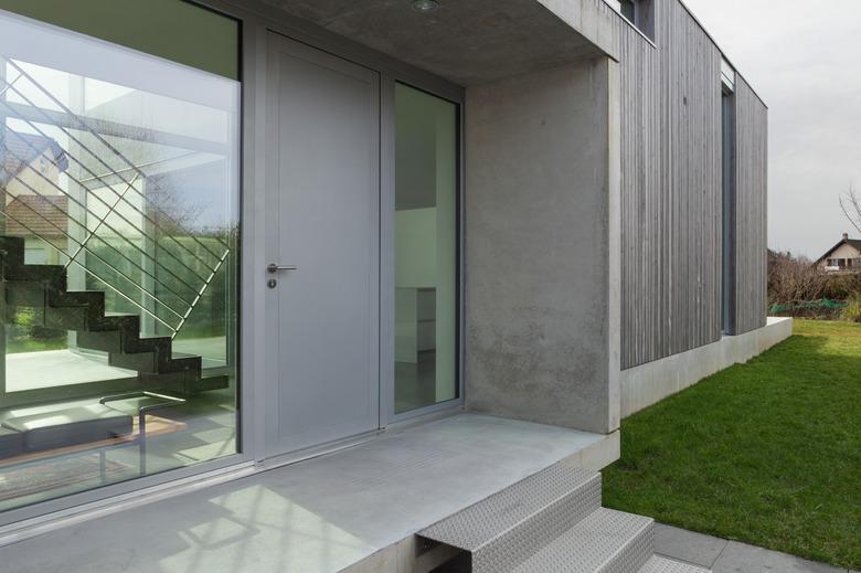 Entrance of a modern house