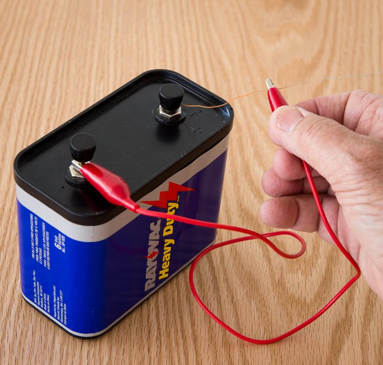 12-volt battery short.