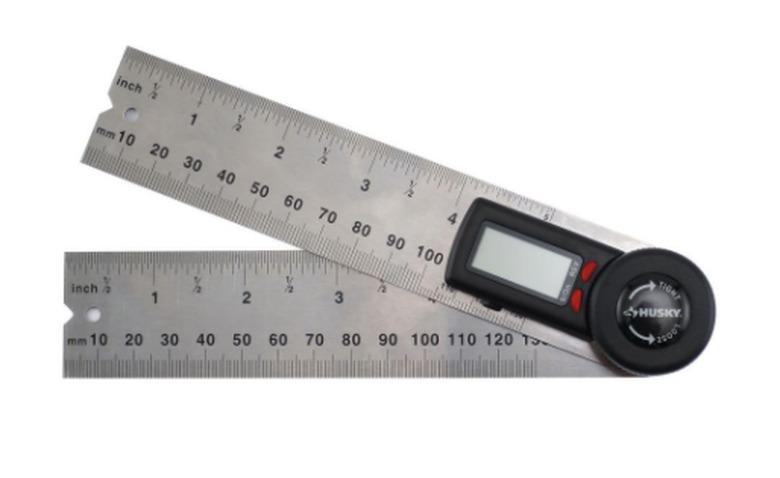 A Husky-brand digital protractor