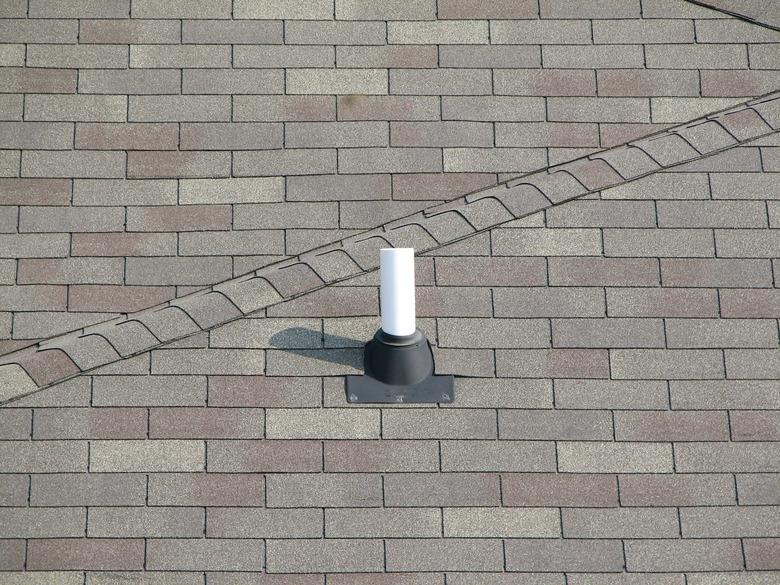 PVC roof vent.