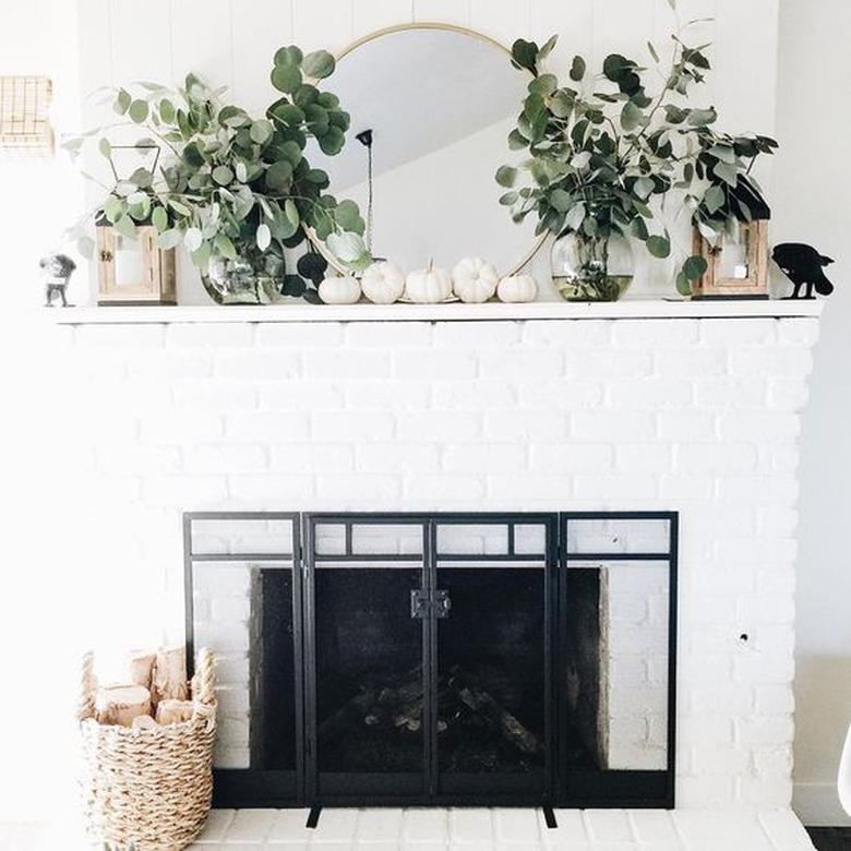 modern fall decor with monochrome palette