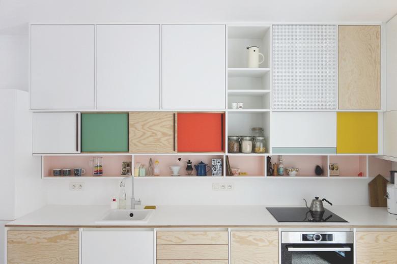 Color-Block Kitchen in Rotterdam by Dries Otten