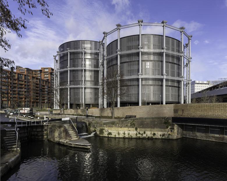 gasholders apartment building in london