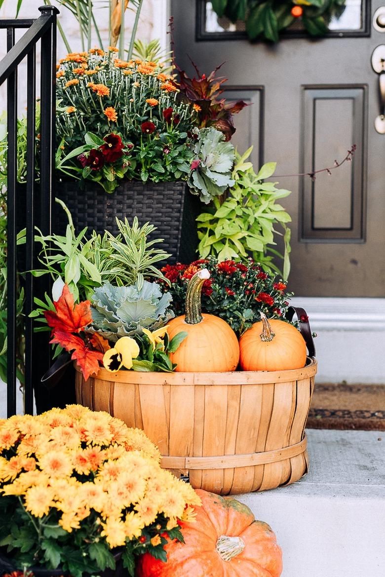 bushel filled with various season medley