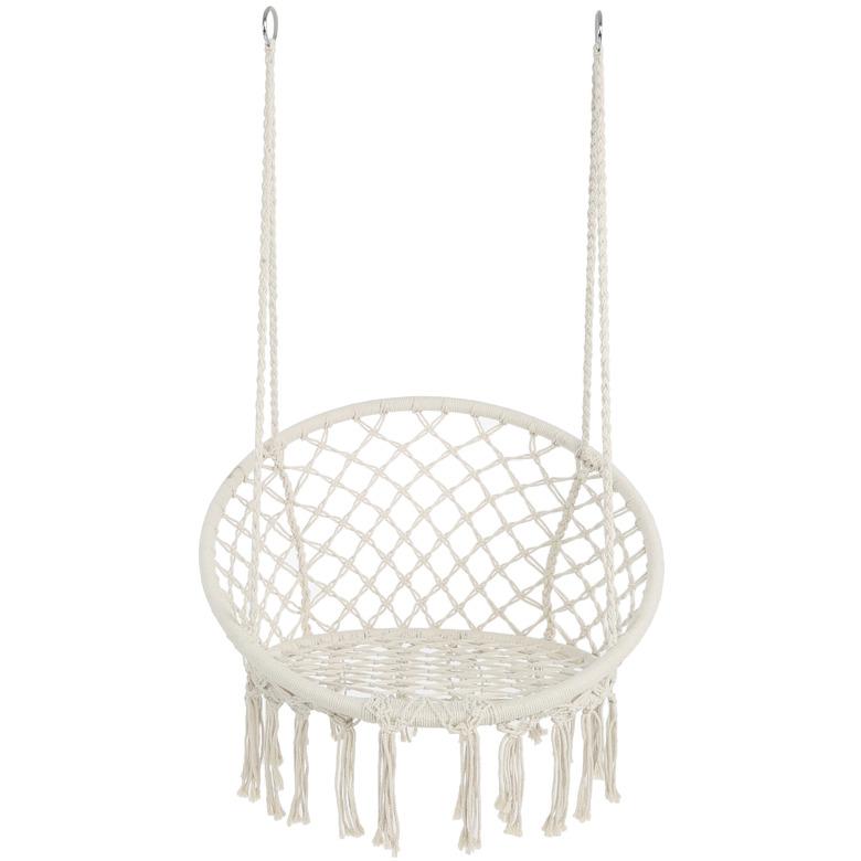 Macrame hanging chair