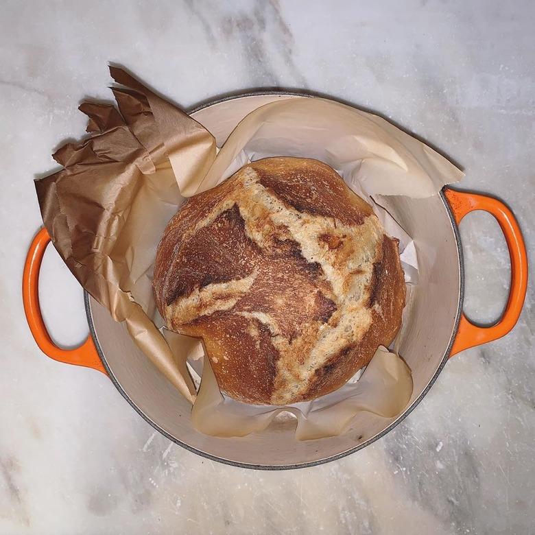 bread in le creuset