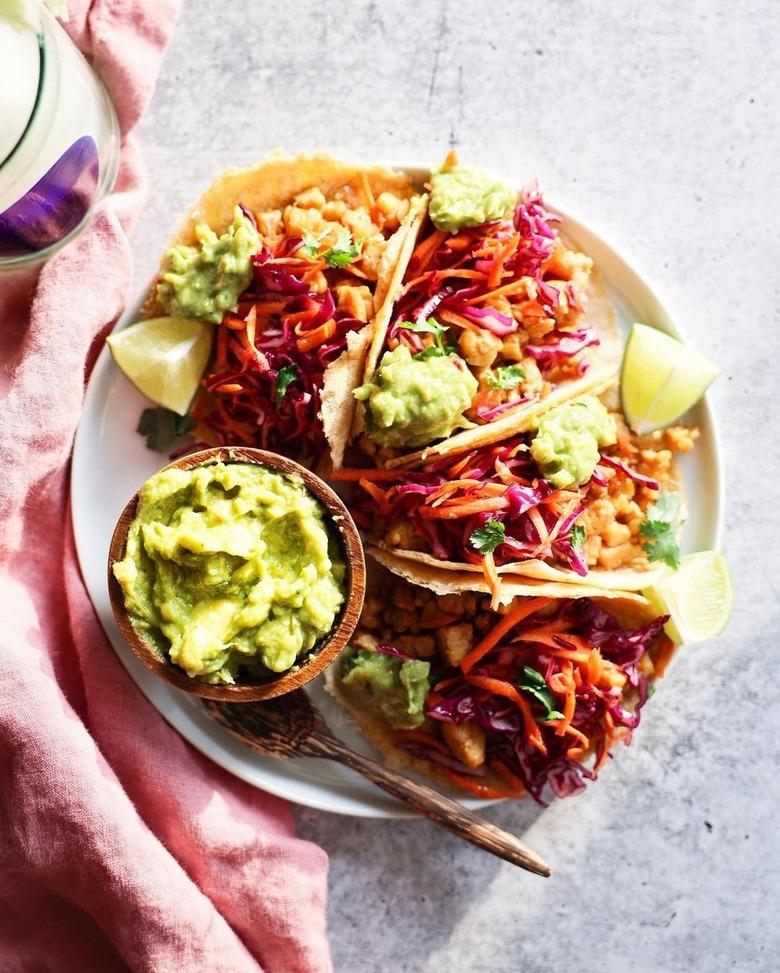 Sweet Potato Soul Marinated Tempeh Tacos