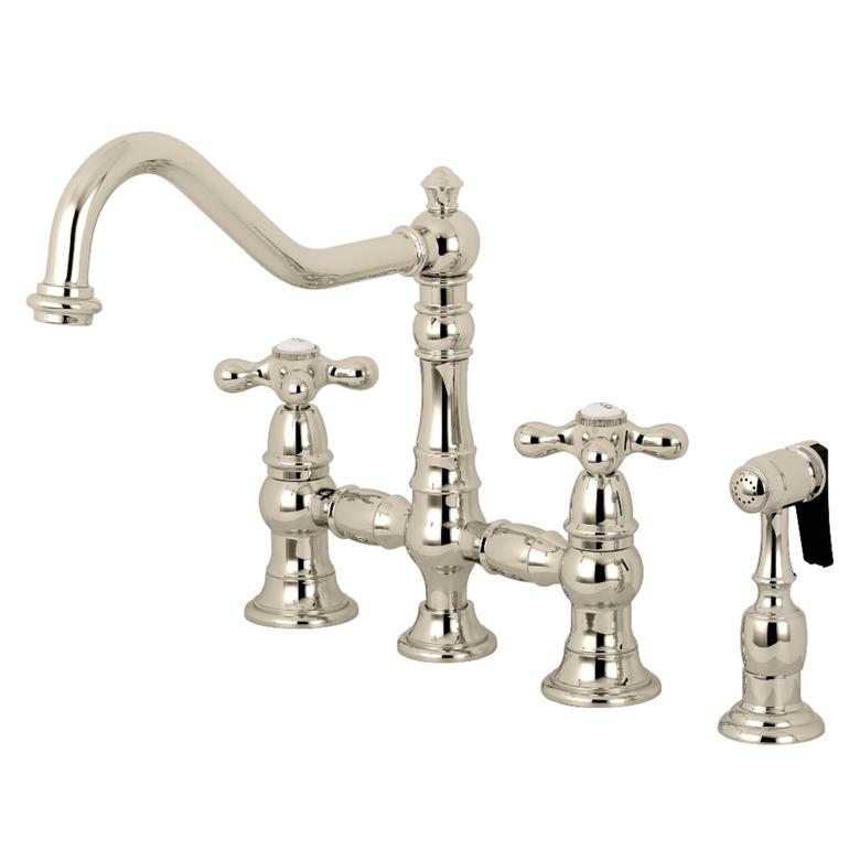 Bridge faucet for kitchen