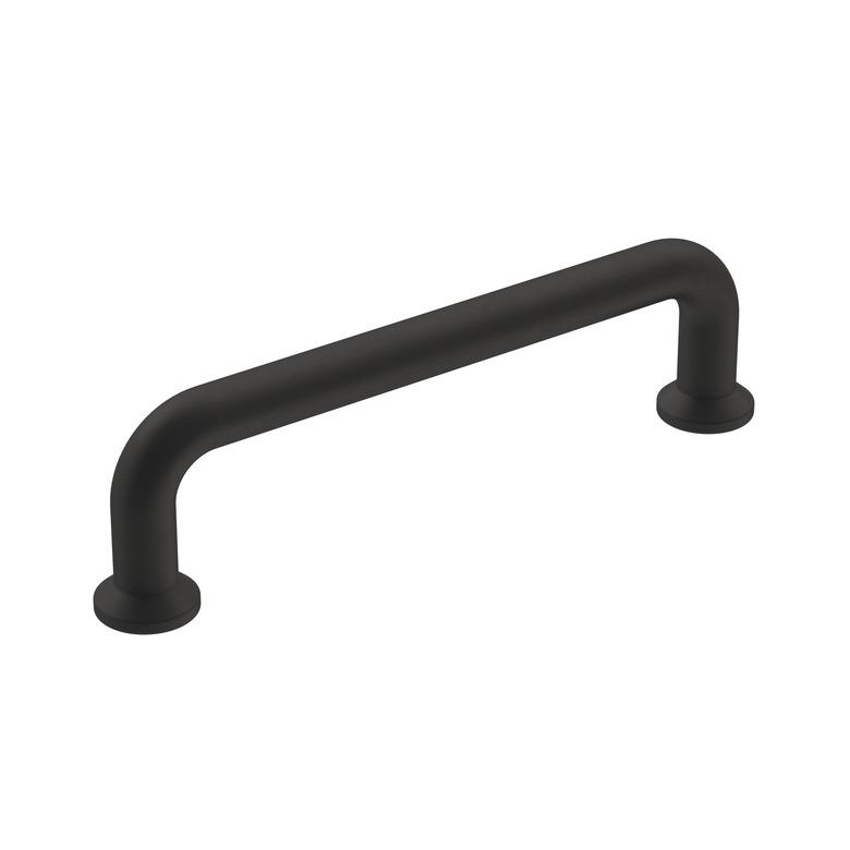 Matte black cabinet pull