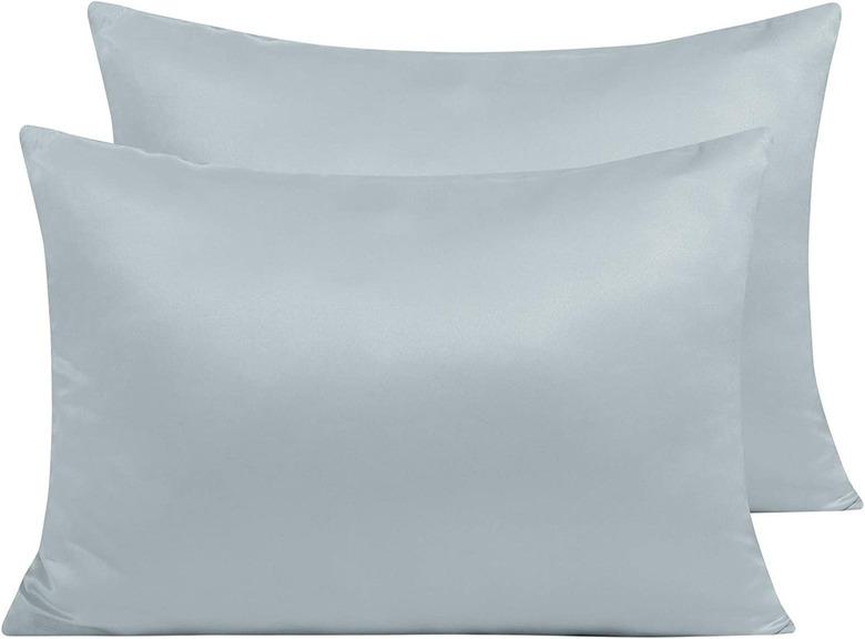 NTBAY Zippered Satin Pillowcases (set of 2)