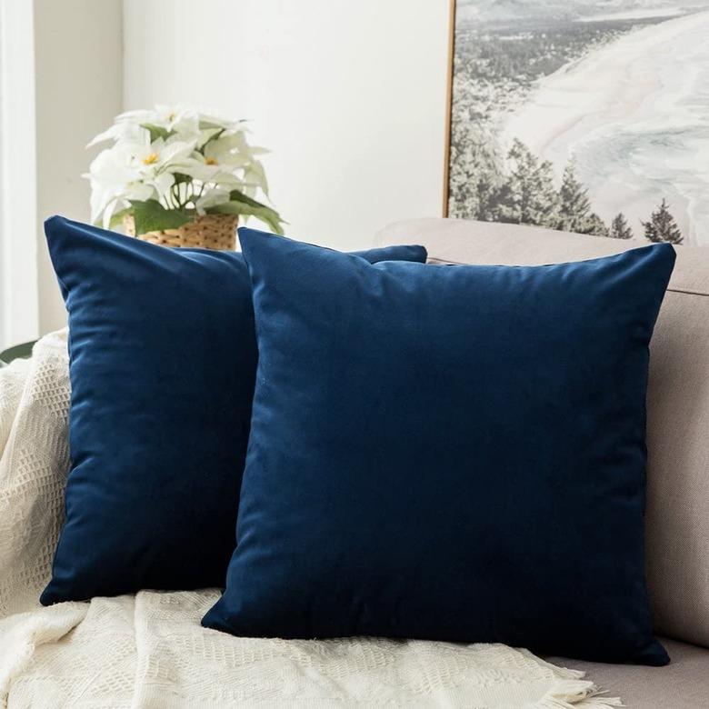 Miulee Velvet Pillow Covers (set of 2)