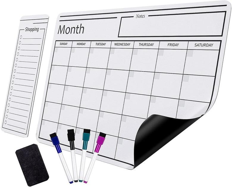 Amazon Basics Magnetic Dry Erase Whiteboard Calendar