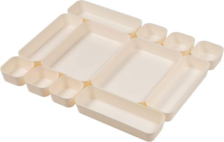 Backerysupply 12-Piece Plastic Drawer Organizers