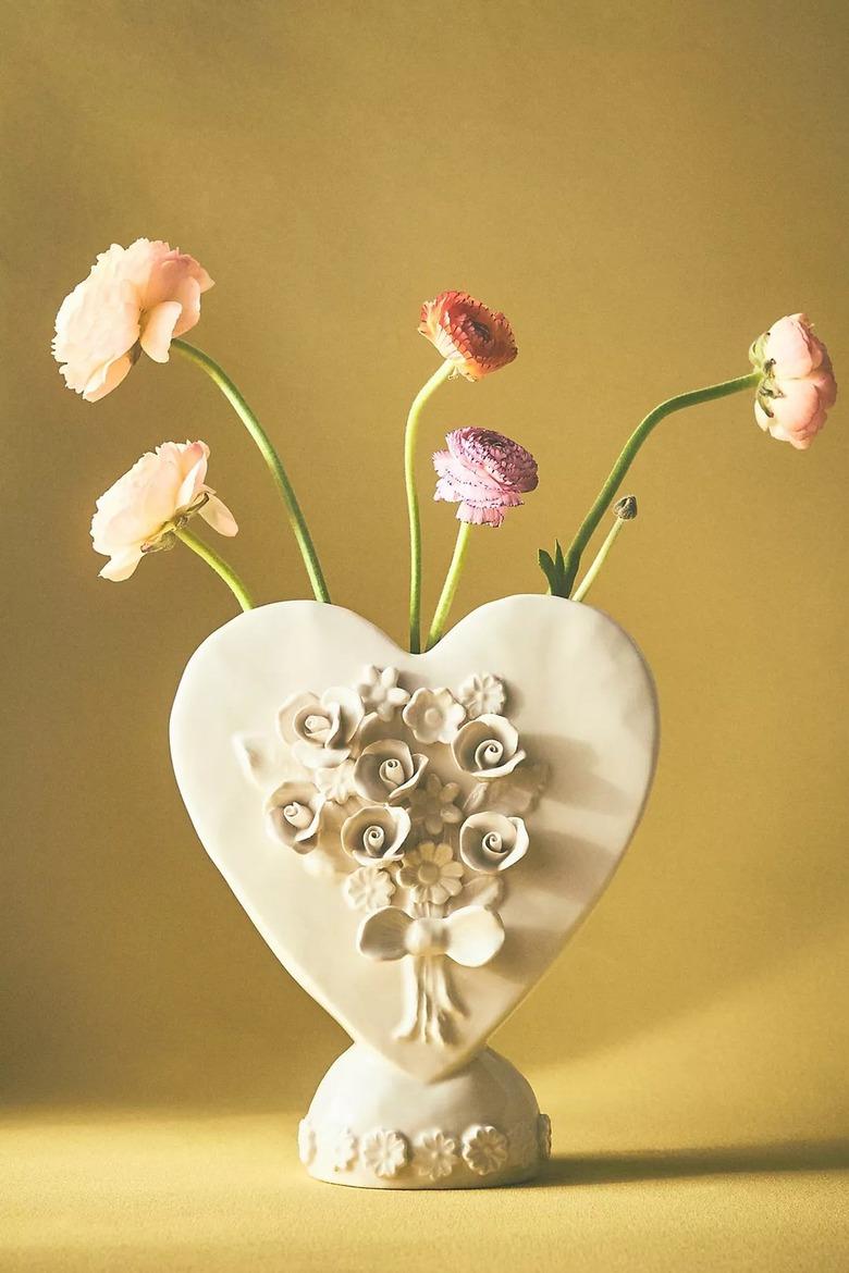 Francesca Kaye Heart Vase