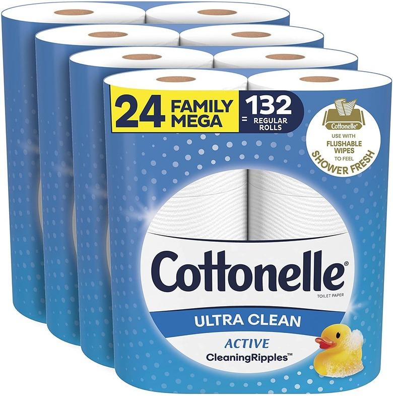 Cottonelle Ultra Clean Toilet Paper with Active CleaningRipples 