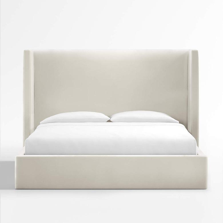 Arden Beige Upholstered King Bed