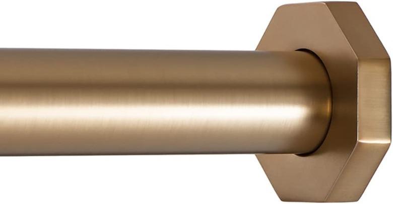 Ivilon Hexagonal Tension Curtain Rod (36"-54")