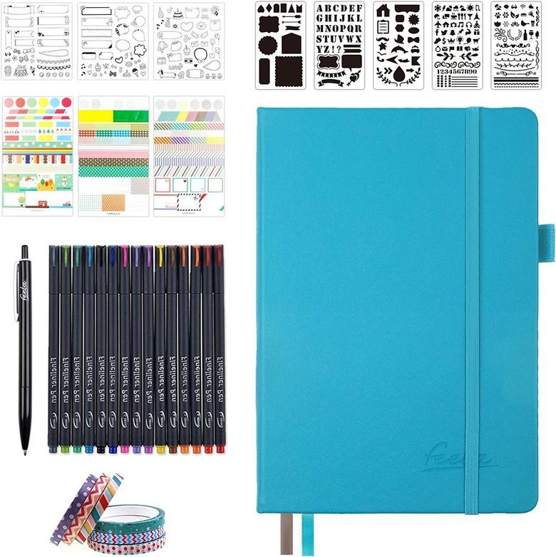 Feela A5 Dotted Bullet Grid Journal Set