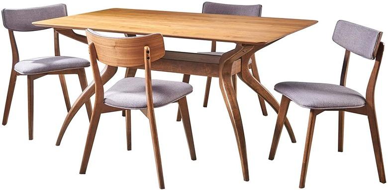 Christopher Knight Home Nissie Midcentury Wood Dining Set