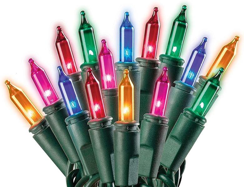 SYLVANIA 64-Foot Mini Christmas Multicolor Lights