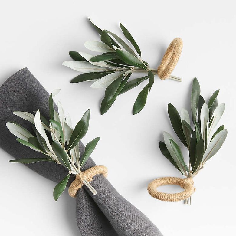 Olive Branch Napkin Ring