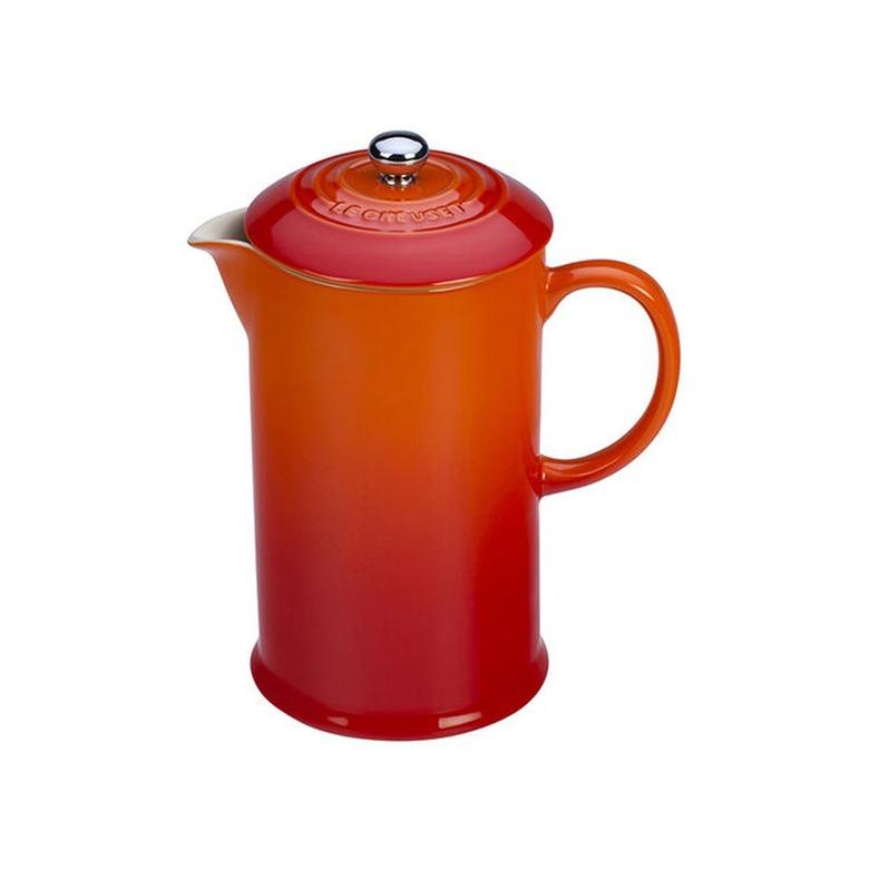 Orange-red French press