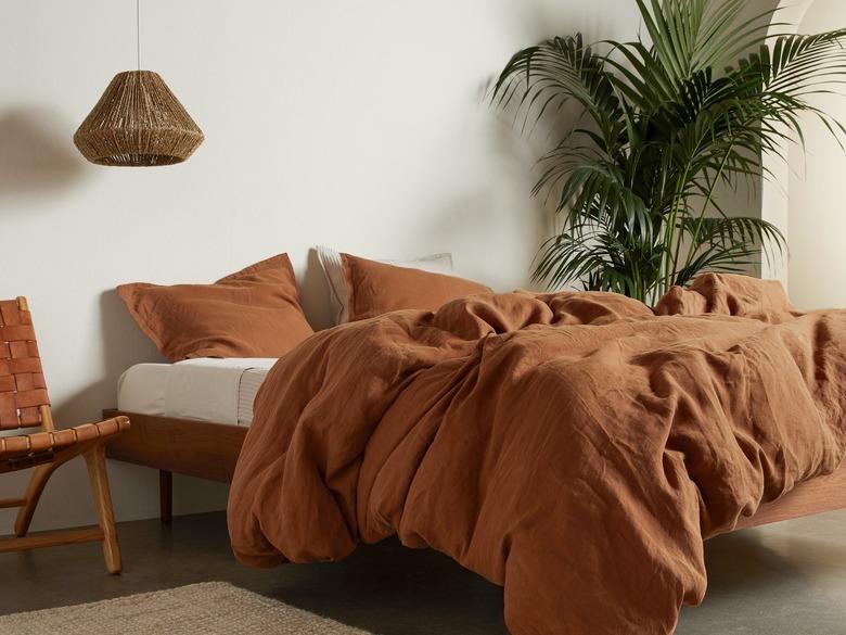 Parachute terracotta bedding