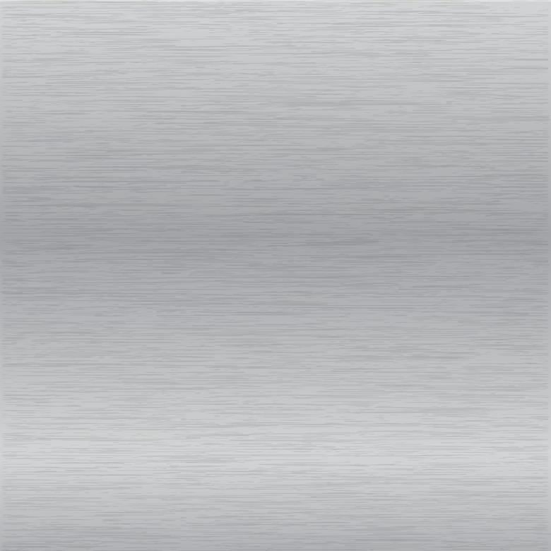 Brushed chrome surface.