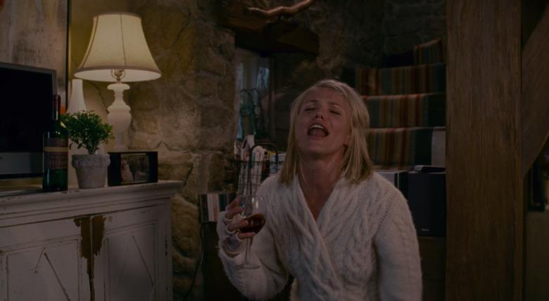 cameron diaz dancing to the killers, still image from the holiday