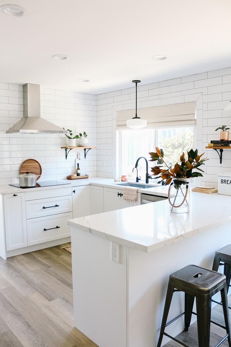 kitchen lighting recessed ceiling light converted to pendant light