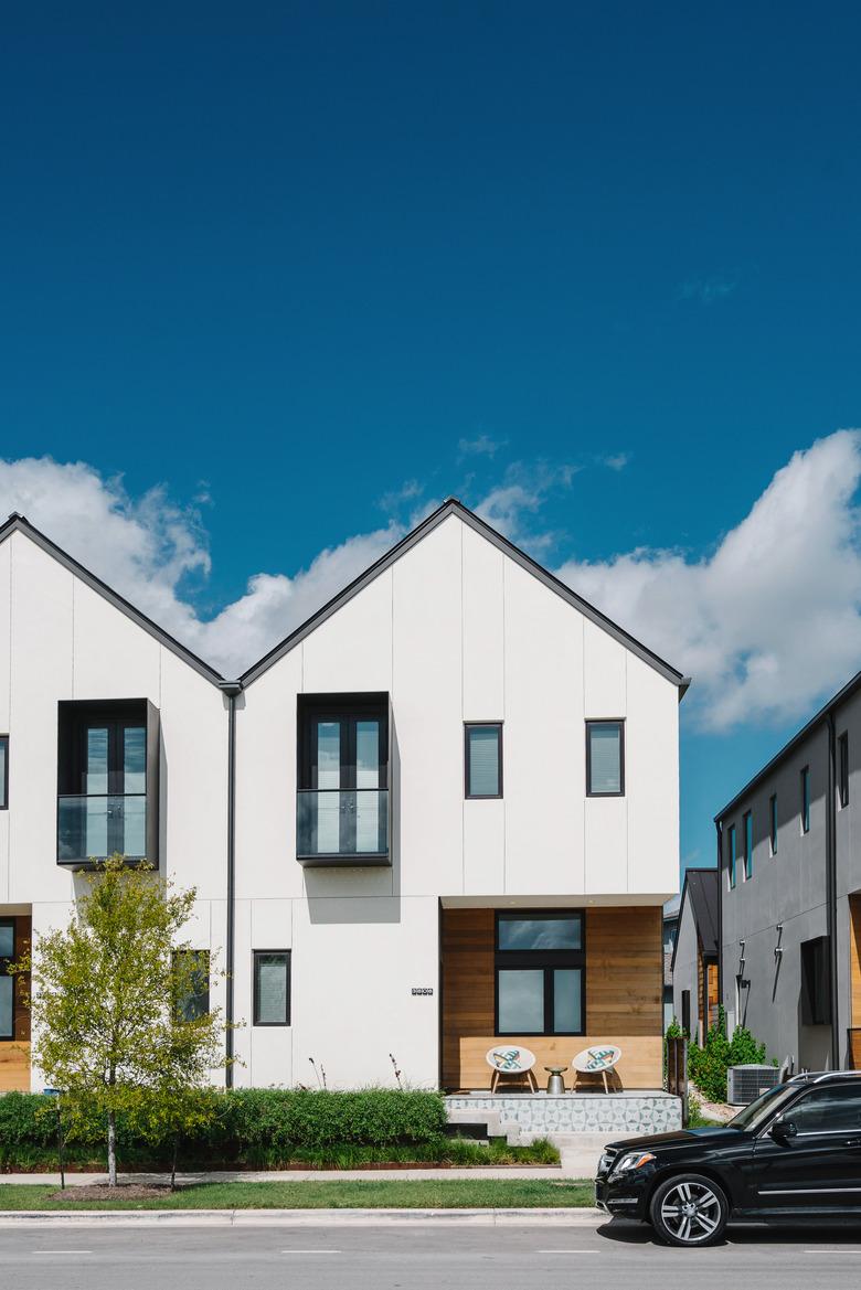 modern rowhouse in austin texas