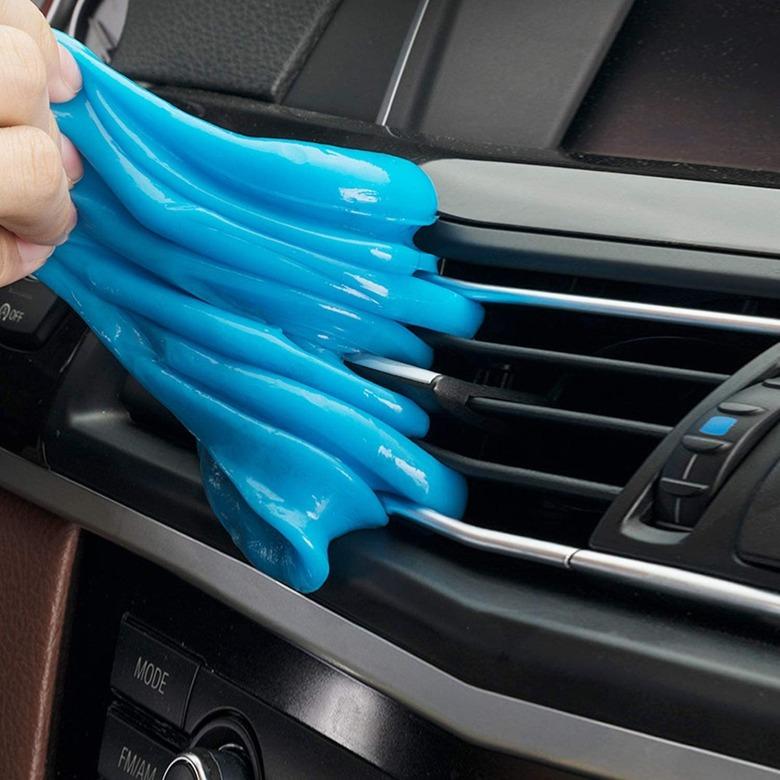 cleaning slime in car vent