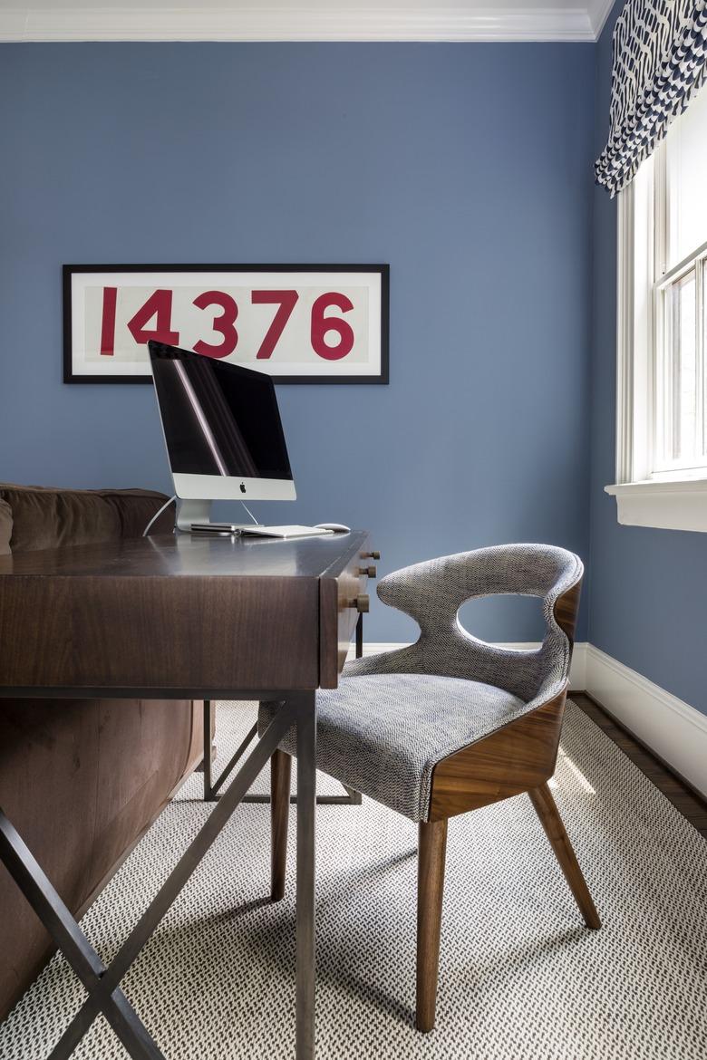 sofa table desk setup