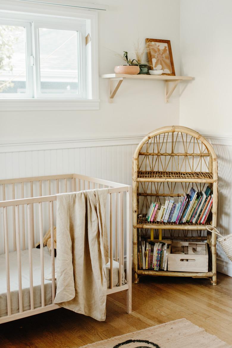 Earthy, natural nursery