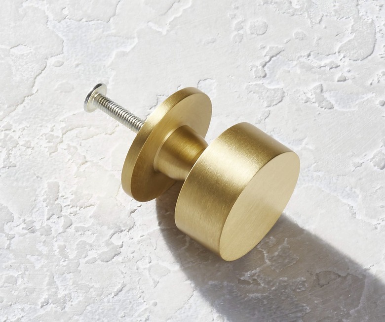 Brass doorknob