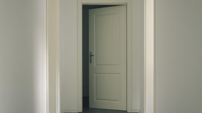 boring beige interior door