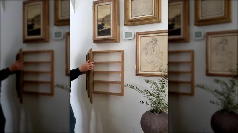 picture frame cabinet