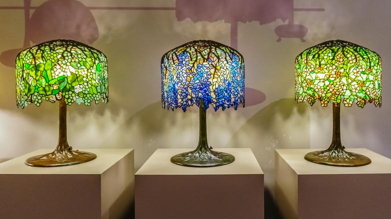 Vintage Tiffany style lamps