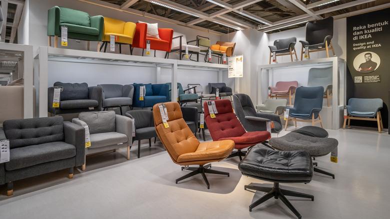 IKEA sells many products, including chairs, that require little or no assembly